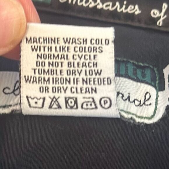 Ecko Unitd Mens L Large Shirt Button Front Plaid Green  Black Cotton Classic - Picture 6 of 6